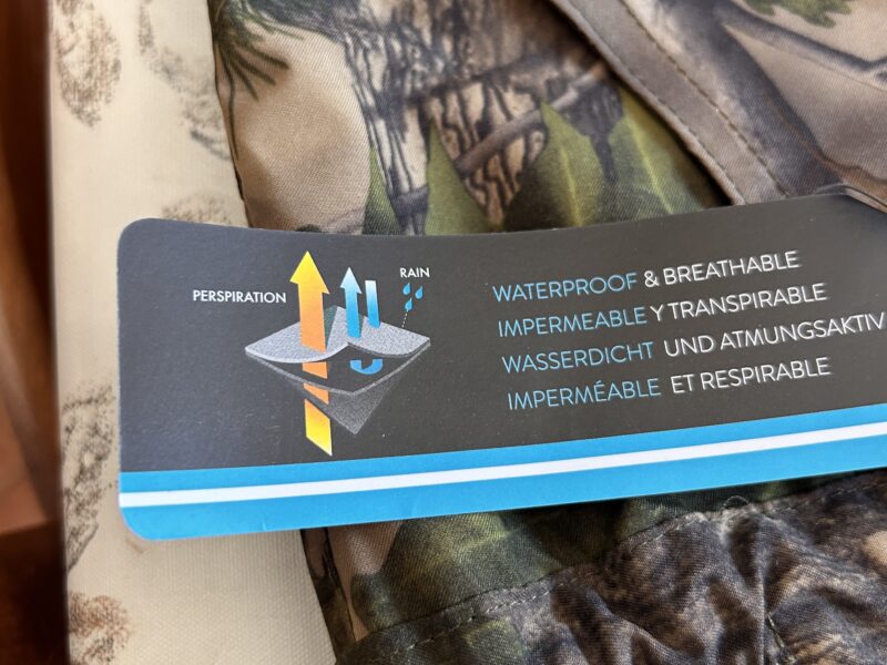 pantalone da caccia impermeabile