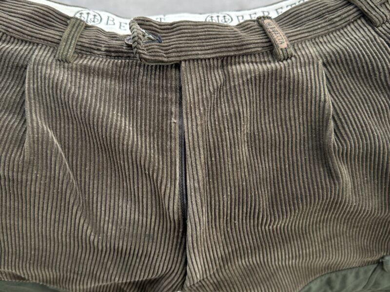 Pantalone Beretta in velluto con rinforzo