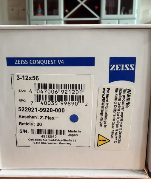 Cannocchiale da puntamento ZEISS Conquest 4-12x56