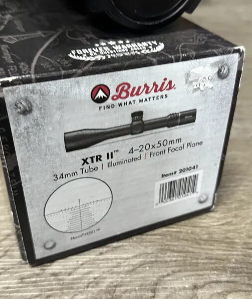 Cannocchiale Burris XTR2 4-20x50 illuminato